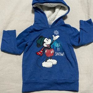 Toddler Disney soft fleece . Let it snow